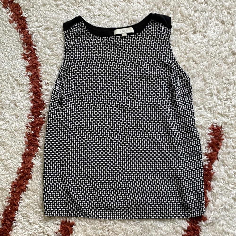 LOFT Geometric Tank Top XS